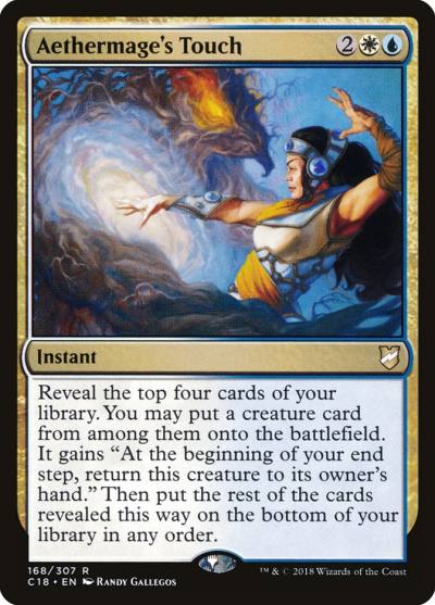Aethermage's Touch C18-168 Commander 2018 Magic card