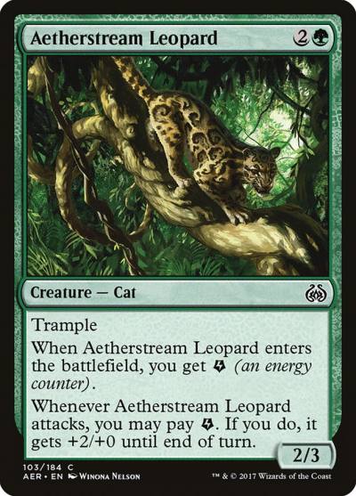 Aetherstream Leopard AER-103 Aether Revolt Magic card