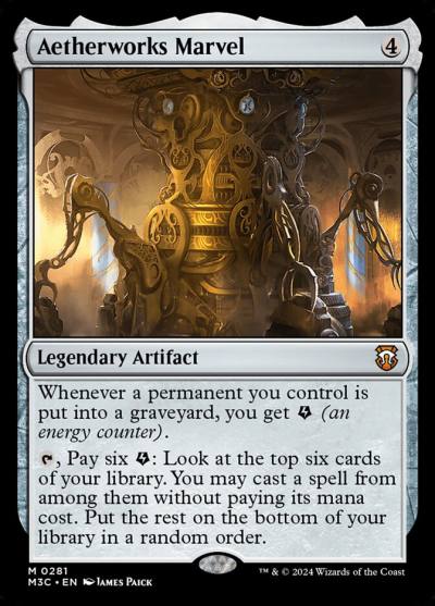 Aetherworks Marvel M3C-281 Modern Horizons 3 Commander Magic card