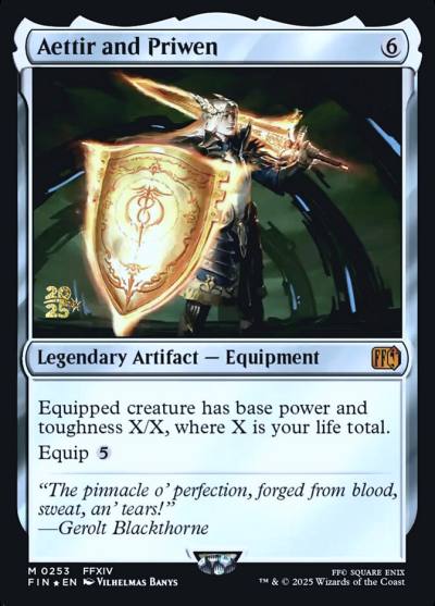 Aettir and Priwen PFIN-253S Final Fantasy Promos Magic card