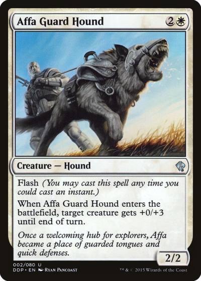 Affa Guard Hound DDP-2 Duel Decks: Zendikar vs. Eldrazi Magic card