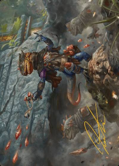 Agate Instigator // Agate Instigator ABLB-33 Bloomburrow Art Series Magic card