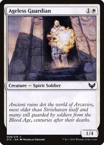 Ageless Guardian 8 Strixhaven: School of Mages Magic card