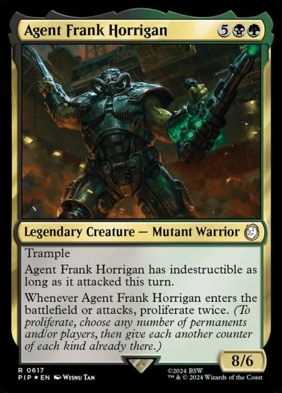 Agent Frank Horrigan PIP-617 Fallout Magic card