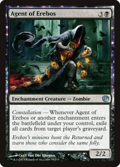 Agent of Erebos 59 Journey into Nyx Magic card