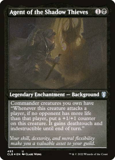 Agent of the Shadow Thieves CLB-493 Commander Legends: Battle for Baldur's Gate Magic card