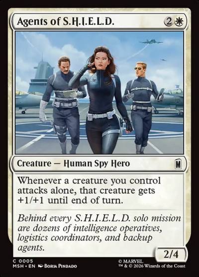 Agents of S.H.I.E.L.D. MSH-5 Marvel Super Heroes Magic card