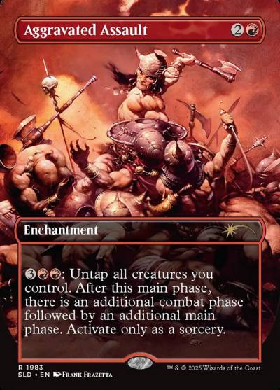 Aggravated Assault SLD-1983 Secret Lair Drop Magic card