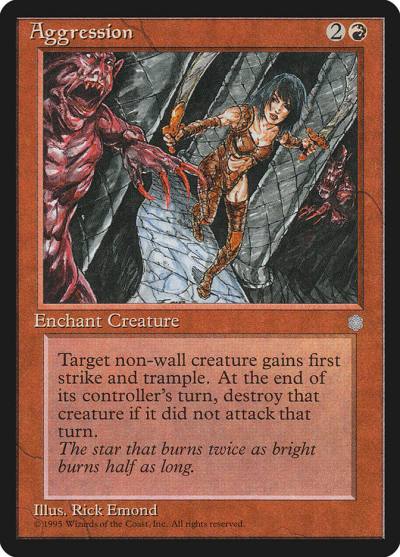 Aggression ICE-169 Ice Age Magic card