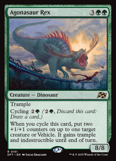 Agonasaur Rex PDFT-151P Aetherdrift Promos Magic card