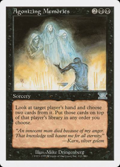 Agonizing Memories 6ED-111 Classic Sixth Edition Magic card
