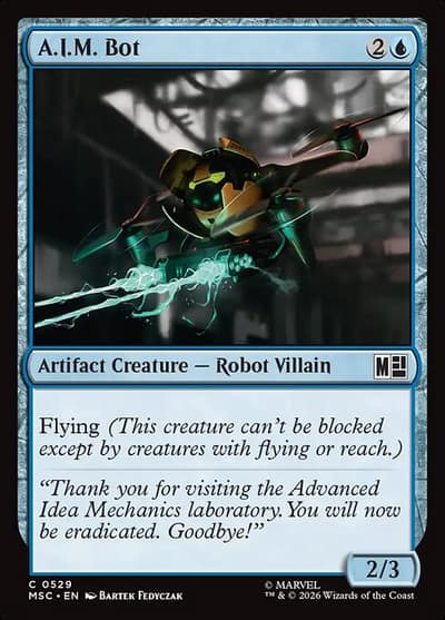 A.I.M. Bot 529 Marvel Super Heroes Commander Magic card