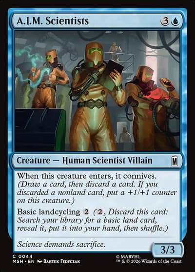 A.I.M. Scientists 44 Marvel Super Heroes Magic card