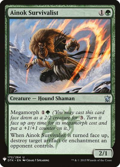 Ainok Survivalist PLST-DTK-172 The List Magic card