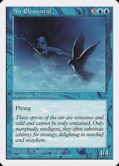 Air Elemental 5ED-71 Fifth Edition Magic card