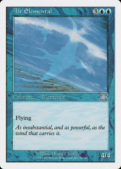 Air Elemental 6ED-56 Classic Sixth Edition Magic card