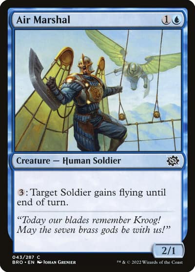 Air Marshal 43 The Brothers' War Magic card