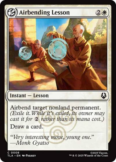 Airbending Lesson TLA-8 Avatar: The Last Airbender Magic card