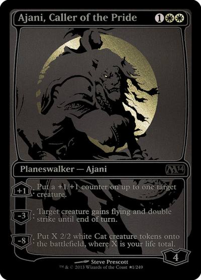 Ajani, Caller of the Pride PSDC-1STAR San Diego Comic-Con 2013 Magic card