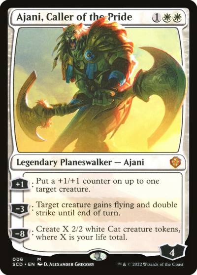 Ajani, Caller of the Pride SCD-6 Starter Commander Decks Magic card