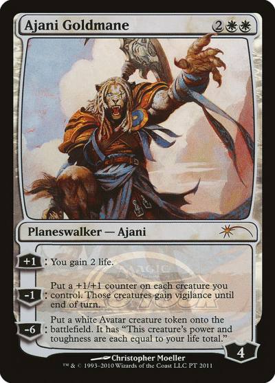 Ajani Goldmane PPRO-2011 Pro Tour Promos Magic card