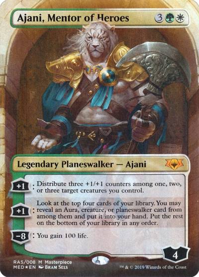 Ajani, Mentor of Heroes MED-RA5 Mythic Edition Magic card