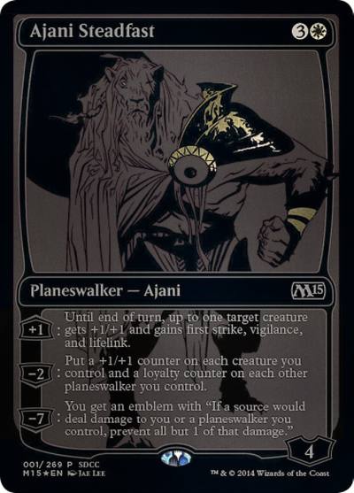 Ajani Steadfast PS14-1 San Diego Comic-Con 2014 Magic card