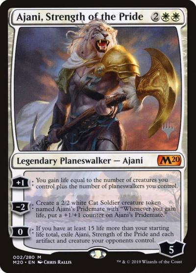 Ajani, Strength of the Pride PM20-2P Core Set 2020 Promos Magic card