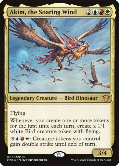 Akim, the Soaring Wind 6 Commander 2020 Magic card