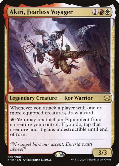 Akiri, Fearless Voyager ZNR-220 Zendikar Rising Magic card