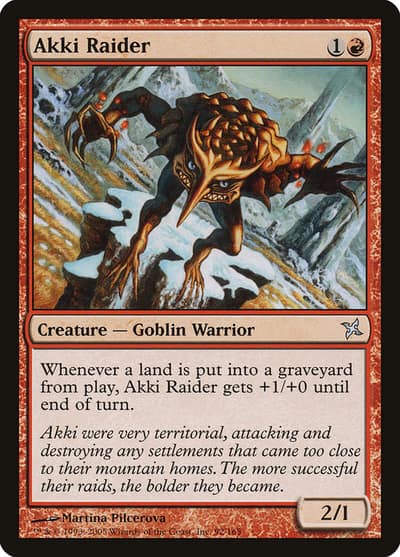 Akki Raider 92 Betrayers of Kamigawa Magic card