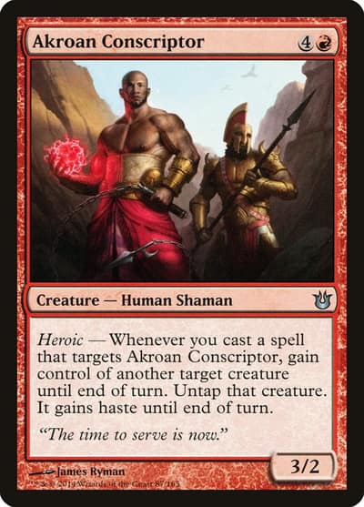 Akroan Conscriptor 87 Born of the Gods Magic card
