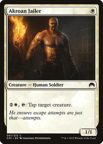 Akroan Jailer 1 Magic Origins Magic card