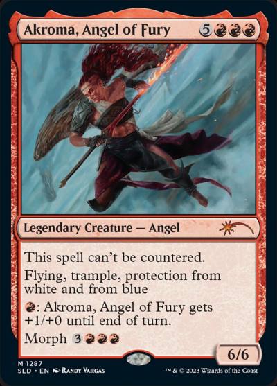 Akroma, Angel of Fury SLD-1287 Secret Lair Drop Magic card