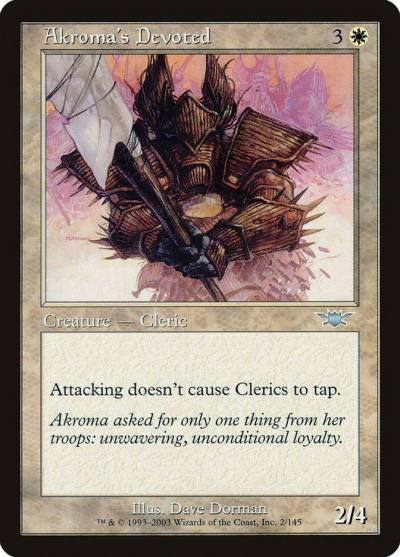 Akroma's Devoted 2 Legions Magic card