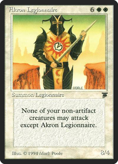 Akron Legionnaire LEG-1 Legends Magic card