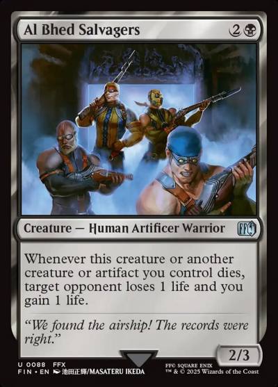 Al Bhed Salvagers FIN-88 Final Fantasy Magic card