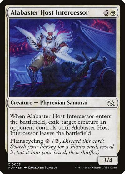 Alabaster Host Intercessor 3 March of the Machine Magic card