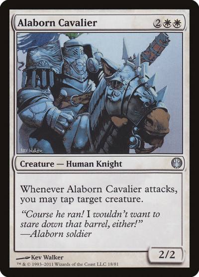Alaborn Cavalier DDG-18 Duel Decks: Knights vs. Dragons Magic card