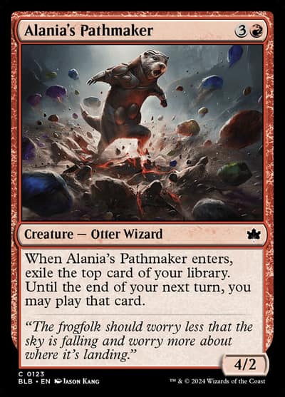 Alania's Pathmaker 123 Bloomburrow Magic card