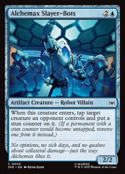 Alchemax Slayer-Bots SPE-5 Marvel's Spider-Man Eternal Magic card