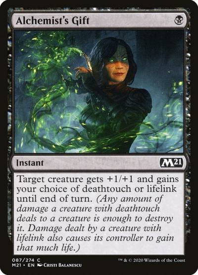 Alchemist's Gift M21-87 Core Set 2021 Magic card