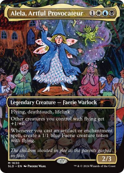 Alela, Artful Provocateur SLD-1630 Secret Lair Drop Magic card