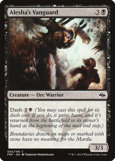 Alesha's Vanguard FRF-60 Fate Reforged Magic card
