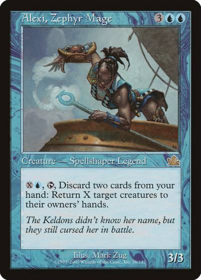 Alexi, Zephyr Mage PCY-28 Prophecy Magic card