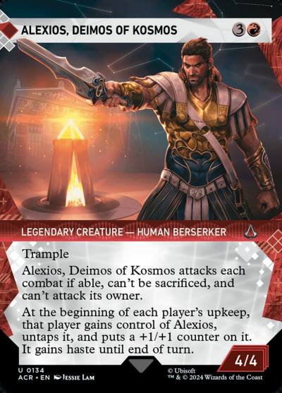Alexios, Deimos of Kosmos ACR-134 Assassin's Creed Magic card