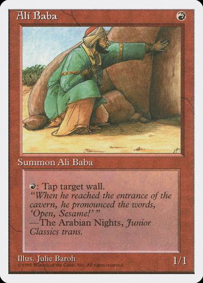 Ali Baba 4ED-175 Fourth Edition Magic card