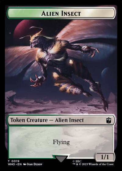 Alien Insect TWHO-19 Doctor Who Tokens Magic card
