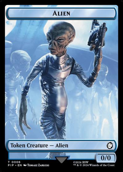 Alien TPIP-6 Fallout Tokens Magic card