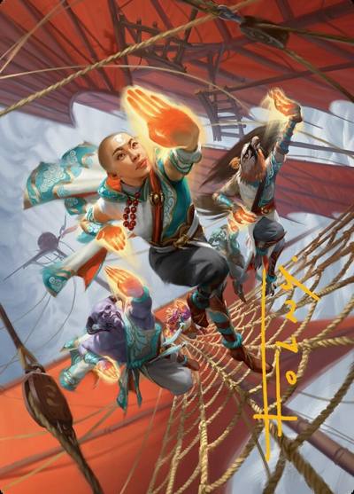 Aligned Heart // Aligned Heart ATDM-52 Tarkir: Dragonstorm Art Series Magic card